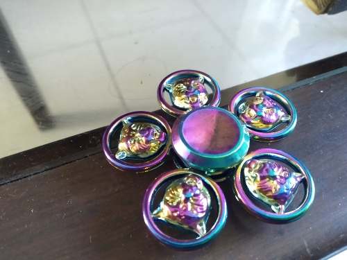 Fidget Spinner Edicion Especial Tiger Glow Fade Metalico