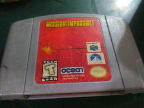 Juego De Nintendo 64 Misión Imposible