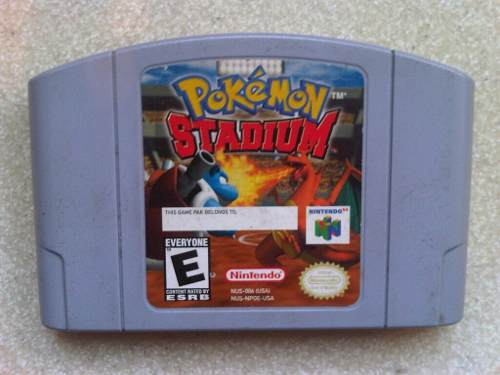 Juego Para Nintendo 64 Pokemon Stadium Original