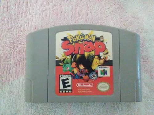 Juego Pokemon Snap. Cinta Nintendo 64.