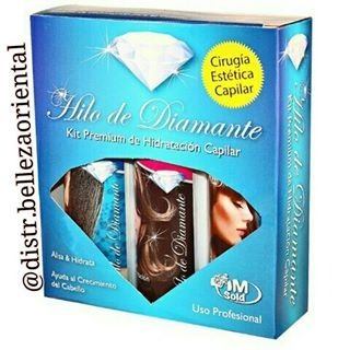 Kit Hilo De Diamante Hidratacion Capilar Alisado 4onz 120ml