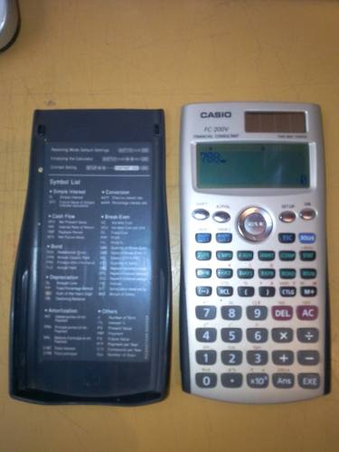 Calculadora Financiera Casio Modelo Fc 200v
