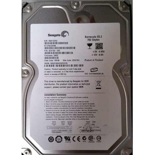 Disco Duro 750gb Sata Seagate