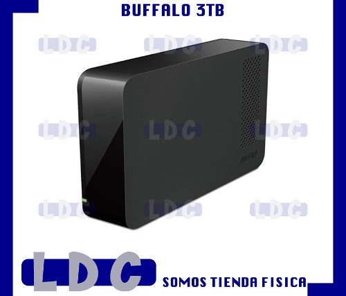 Disco Duro Externo Buffalo 3tb Usb 3.0 Velocidad 5gbps Ldc