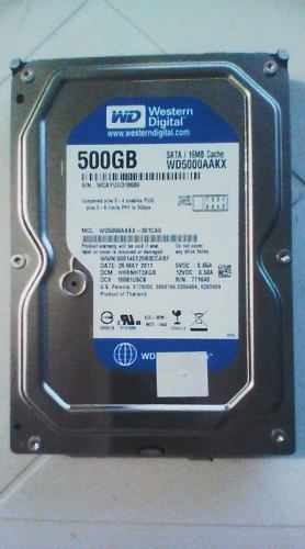 Disco Duro Para Pc 500 Gb Sata