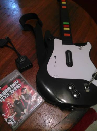Guitarra Y Bateria Psp+ Juego Original De Playstation 3
