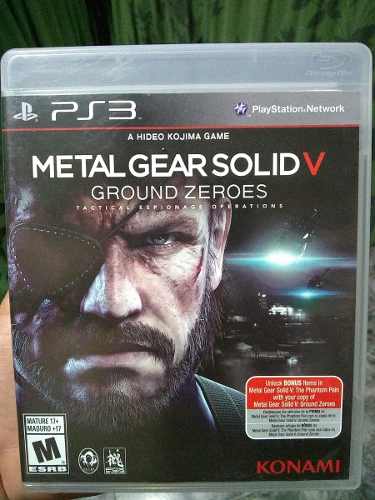 Juegos De Ps3 Metal Gear V Groung Zeroes