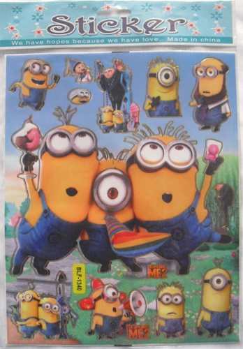 Laminas De Sticker - Calcomanias De Minions