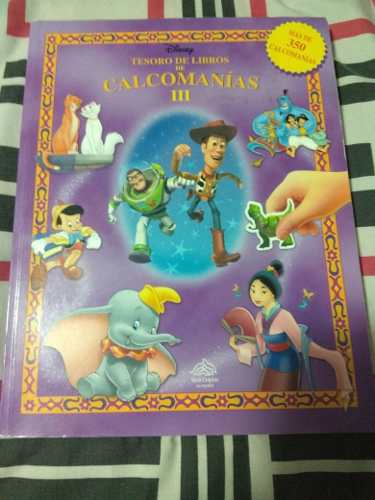 Libro De Cuentos Y Calcomanias Disney
