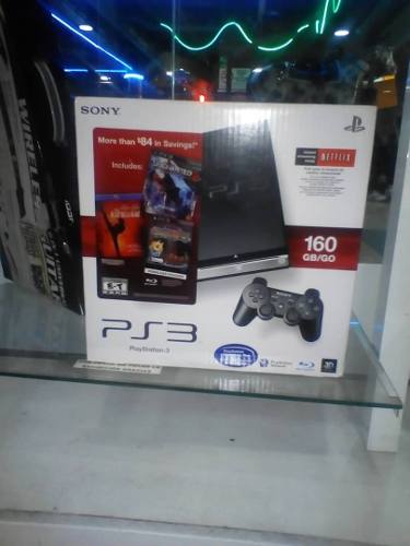 Ps3 De 160gb Excelente + 2 Controles + Juego Bt4 Digital