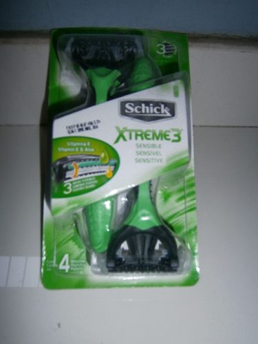 Afeitadora Prestobarba Shick Extreme 3 Pack De 4