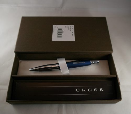 Bolígrafo Cross Stylo Bille Chrome Color Azul Con Cromo