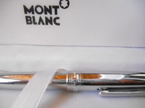 Boligrafo Mont Blanc Metalico Original Meisterstuck