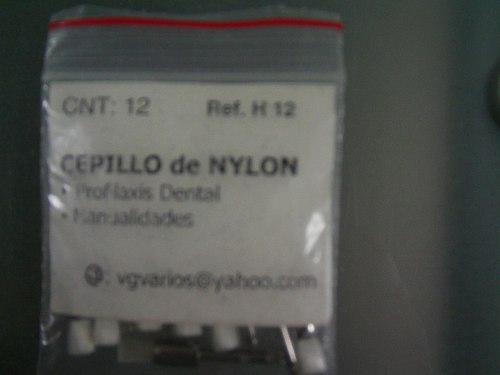 Cepillos De Nylon Profilaxis Dental