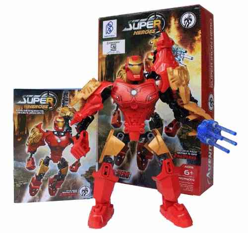 Figura Robot Armable Marvel De Iron Man Decool