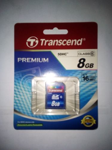 Memoria 8gb Sdhc Clase 6 Para Camaras