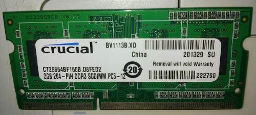 Memoria Ddr3 Ram 2 Gigas