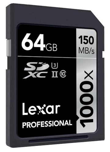 Memoria Lexar Sd 64 Gb Classx Uso Profesional 150mb/s