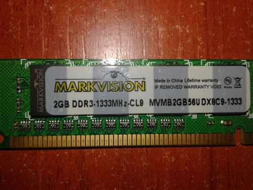 Memoria Markvision Ddr3 2gb mhz Cl9