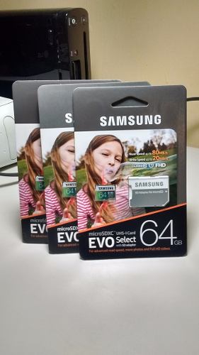 Memoria Micro Sd Samsung Evo Select 64gb Clase 10 De 80mb/s