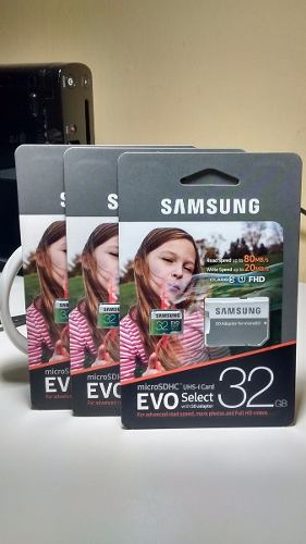 Memoria Microsd 32gb Samsung Evo Select Micro Sd 32gb