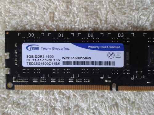 Memoria Ram Ddr3 De 8gb mhz Team Group