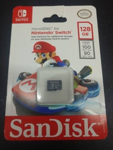 Memoria Sandisk 128gb Microsdxc Uhs-i Card Nintendo Switch