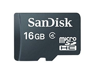 Memoria Sandisk 16gb Clase 4 (original) + Adaptador Usb