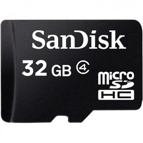 Memoria Sandisk 32gb Clase 4 (original) + Adaptador Usb