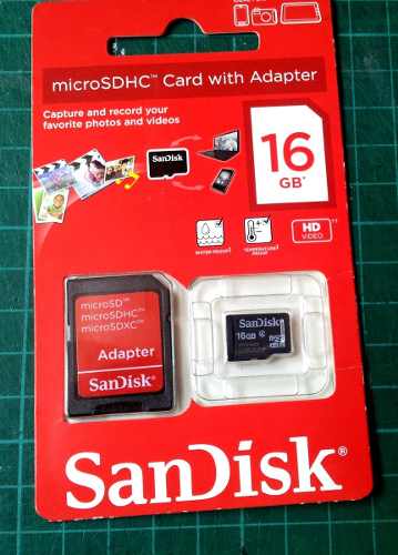 Memorias Microsd De 16 Gb Sandisk