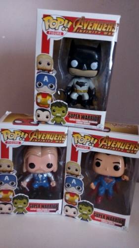 Muñecos Figuras Funko Pop 10cm Mini Thor Y Superman