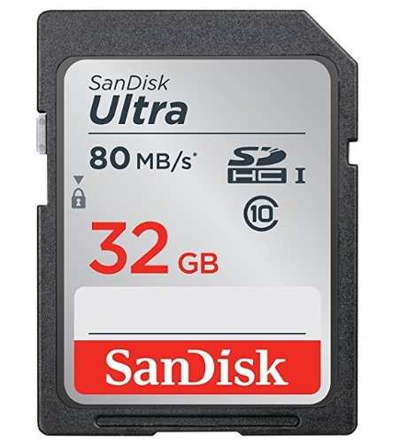 New Memoria Sandisk Ultra Sdhc 32gb Clase x Uhs-i