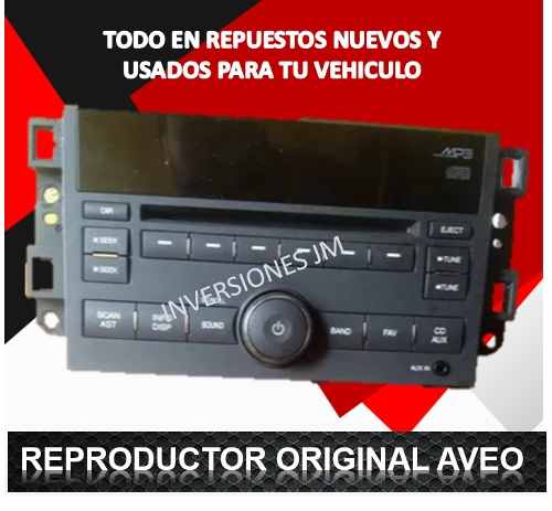 Reproductor Original De Aveo