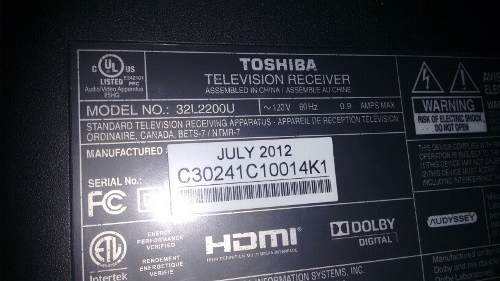 Repuestos Para Tv Toshiba Led 32