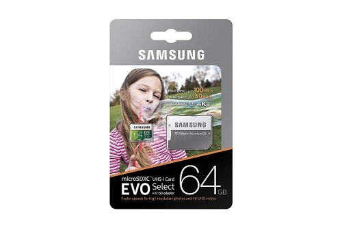 Samsung 64gb 100mb/s (u3) Microsdxc Evo Select Microsd Sd