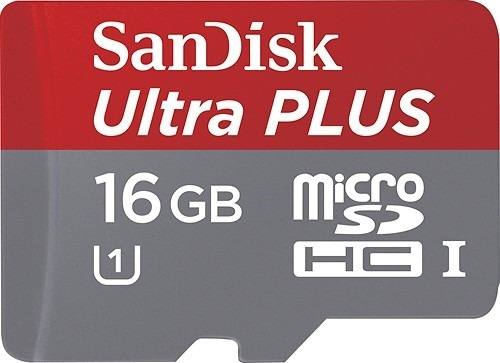 Tarjeta Memoria Micro Sd Sandisk Ultra Plus 16gb