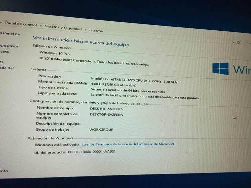 Pc Hp pro I3 4gb O 8gb +monitor 19 Completa