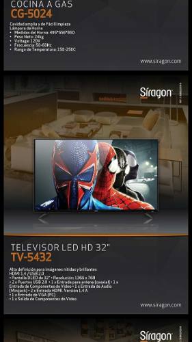 Vendo Tv Led 32 Siragon