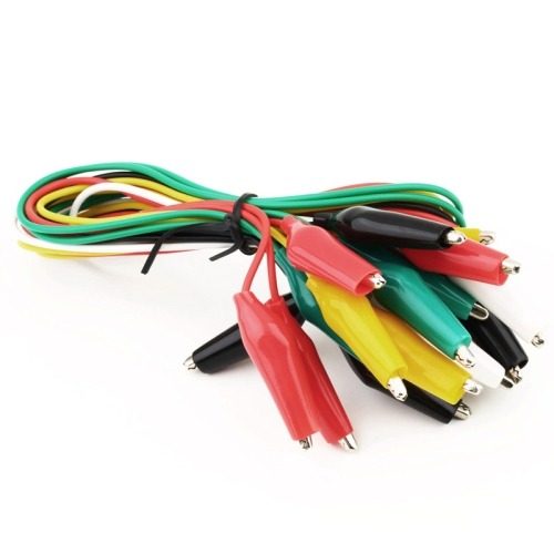 10x Croc Clip Cable Prueba Puente Color