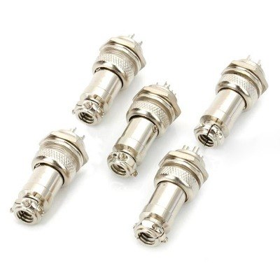 16 4 Pin Gx16 Aviacion Tapa Zocalo Conector 5 Pc Solo