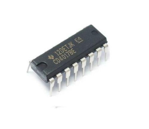 Cd4017 Cd4017be 4017 Decade Counter Divider Ic Led Circuits
