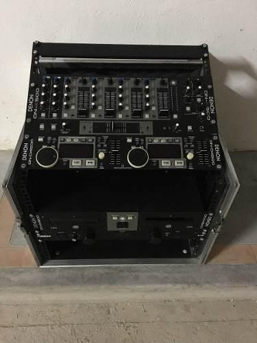 Consola De Sonido Profesional, Rack Completo Para Dj.