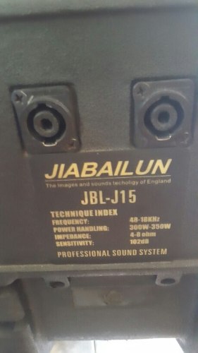 Cornetas Jiabailun Jbl-j15 Pasivas. 200 Trump El Par