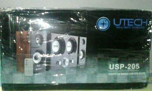 Equipo De Sonido Minicomponente Utech, Radio Y Usb
