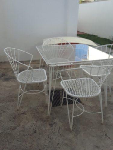 Hermoso Juegobde Jardin De 04 Sillas Mas Su Mesa