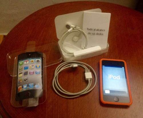 Ipod Touch 4g De 8gb + Sistema De Sonido Sony