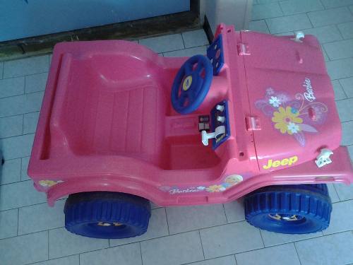 Jeep Barbie De Batería Recargable Excelente Estado