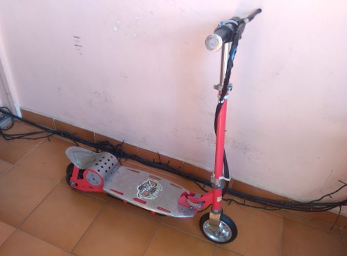 Mono Patín Scooter Doble Función Eléctrico Y A Pedal