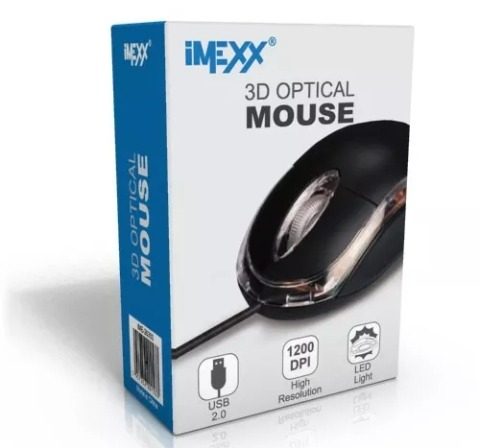 Mouse 3d Optico Usb Imexx