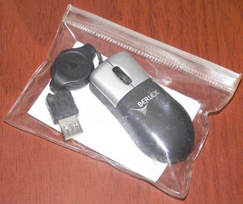 Mouse Mini Usb Óptico El Cable Se Enrolla
